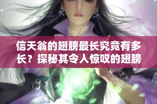 信天翁的翅膀最长究竟有多长？探秘其令人惊叹的翅膀长度。
