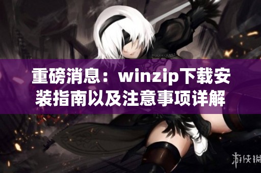 重磅消息：winzip下载安装指南以及注意事项详解