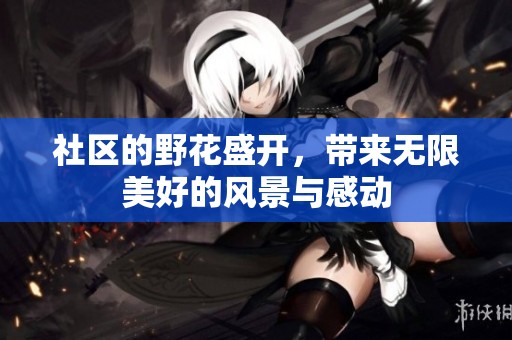 社区的野花盛开，带来无限美好的风景与感动