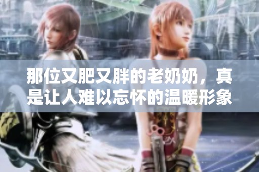 那位又肥又胖的老奶奶，真是让人难以忘怀的温暖形象