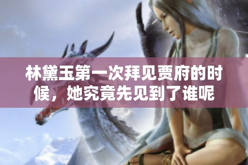 林黛玉第一次拜见贾府的时候，她究竟先见到了谁呢