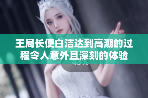 王局长使白洁达到高潮的过程令人意外且深刻的体验