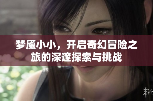 梦魇小小，开启奇幻冒险之旅的深邃探索与挑战