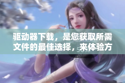 驱动器下载，是您获取所需文件的最佳选择，来体验方便快捷的下载服务吧