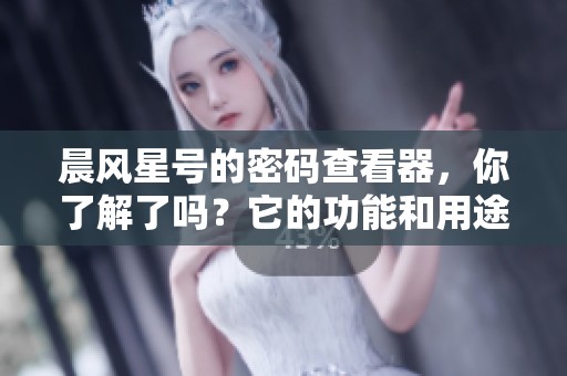 晨风星号的密码查看器，你了解了吗？它的功能和用途介绍。
