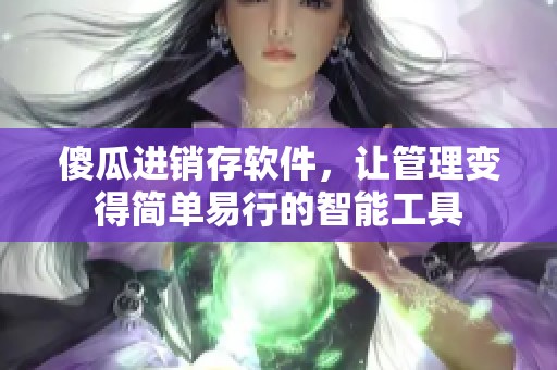 傻瓜进销存软件，让管理变得简单易行的智能工具