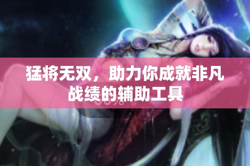 猛将无双，助力你成就非凡战绩的辅助工具