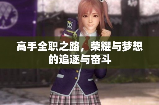 高手全职之路，荣耀与梦想的追逐与奋斗