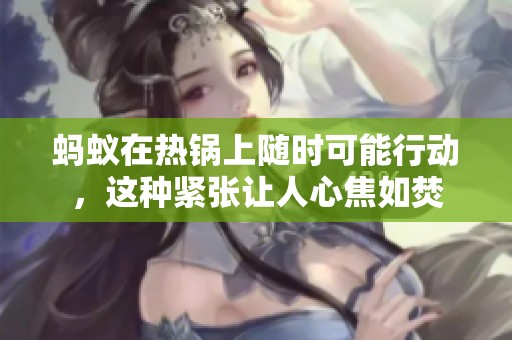 蚂蚁在热锅上随时可能行动，这种紧张让人心焦如焚
