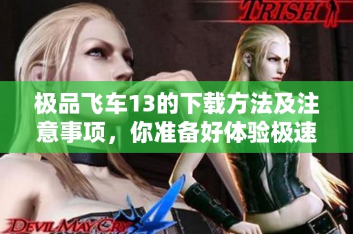 极品飞车13的下载方法及注意事项，你准备好体验极速狂飙了吗