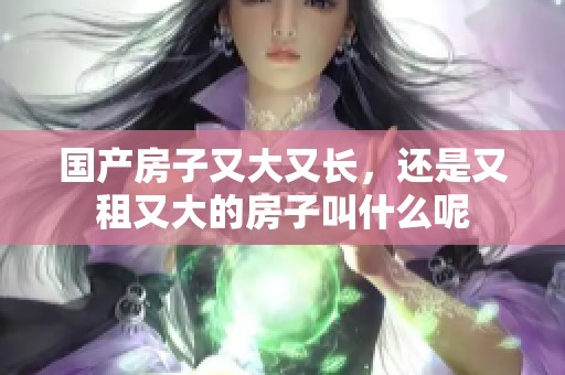 国产房子又大又长，还是又租又大的房子叫什么呢