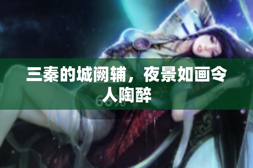 三秦的城阙辅，夜景如画令人陶醉