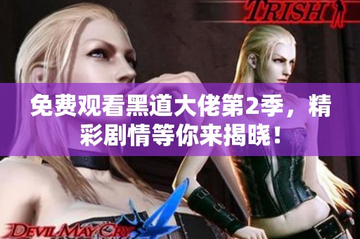 免费观看黑道大佬第2季，精彩剧情等你来揭晓！