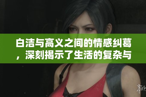 白洁与高义之间的情感纠葛，深刻揭示了生活的复杂与挑战