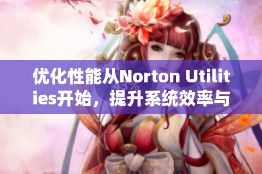 优化性能从Norton Utilities开始，提升系统效率与安全性必不可少