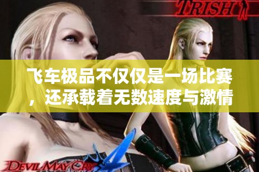飞车极品不仅仅是一场比赛，还承载着无数速度与激情的梦想