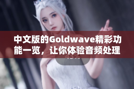 中文版的Goldw**e精彩功能一览，让你体验音频处理新乐趣