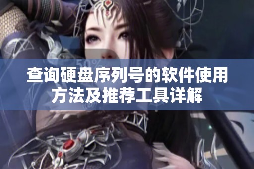 查询硬盘序列号的软件使用方法及推荐工具详解