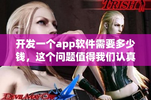 开发一个app软件需要多少钱，这个问题值得我们认真探讨一下