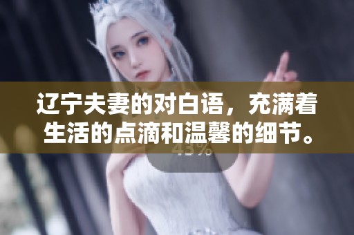 辽宁夫妻的对白语，充满着生活的点滴和温馨的细节。