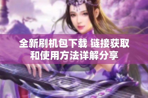 全新刷机包下载 链接获取和使用方法详解分享