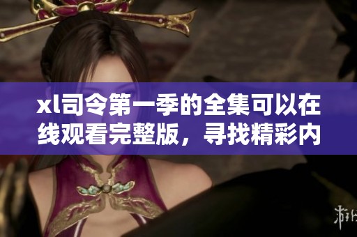 xl司令第一季的全集可以在线观看完整版，寻找精彩内容不容错过