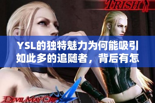 YSL的独特魅力为何能吸引如此多的追随者，背后有怎样的故事呢