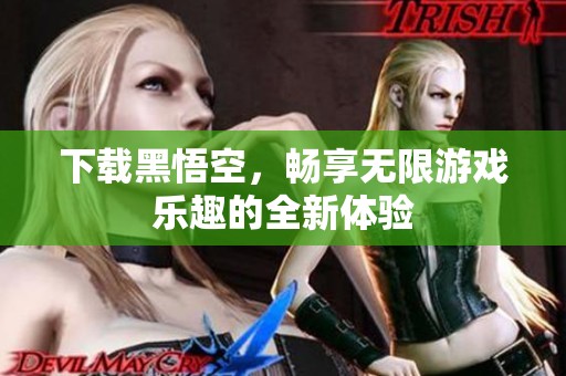 下载黑悟空，畅享无限游戏乐趣的全新体验