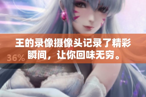 王的录像摄像头记录了精彩瞬间，让你回味无穷。