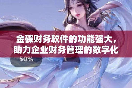 金碟财务软件的功能强大，助力企业财务管理的数字化转型之路