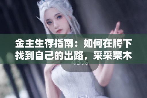 金主生存指南：如何在胯下找到自己的出路，采采荣木的智慧分享