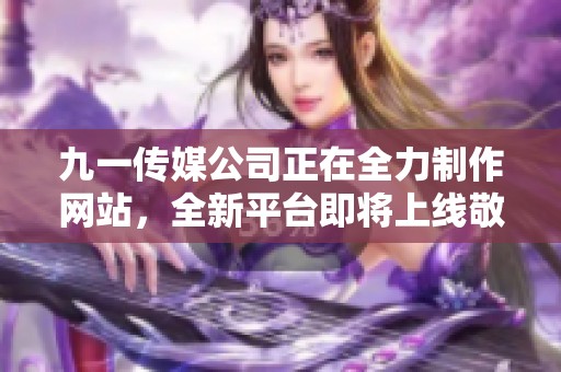 九一传媒公司正在全力制作网站，全新平台即将上线敬请期待