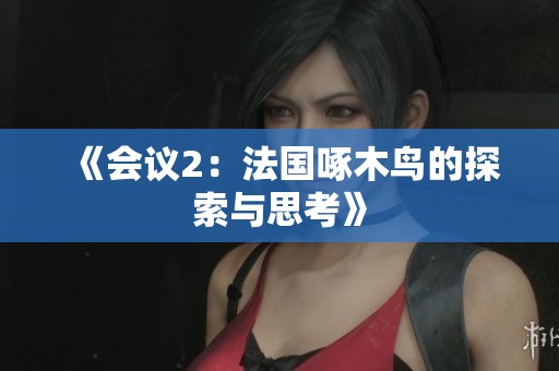 《会议2：法国啄木鸟的探索与思考》