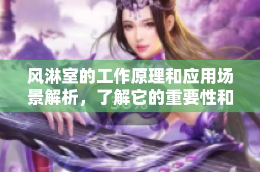 风淋室的工作原理和应用场景解析，了解它的重要性和功能