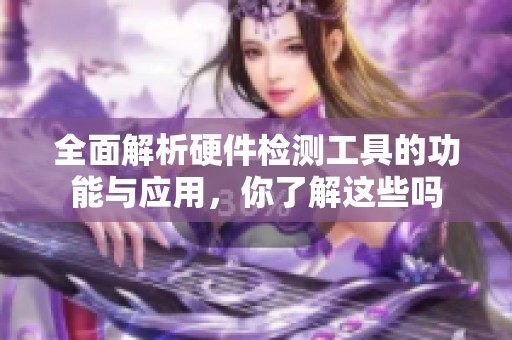 全面解析硬件检测工具的功能与应用，你了解这些吗