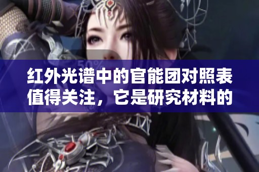 红外光谱中的官能团对照表值得关注，它是研究材料的重要工具