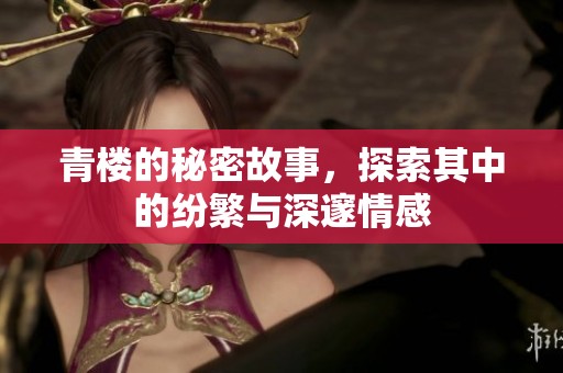 青楼的秘密故事，探索其中的纷繁与深邃情感