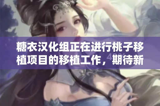糖衣汉化组正在进行桃子移植项目的移植工作，期待新的进展与体验。