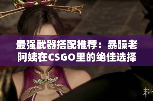 最强武器搭配推荐：暴躁老阿姨在CSGO里的绝佳选择