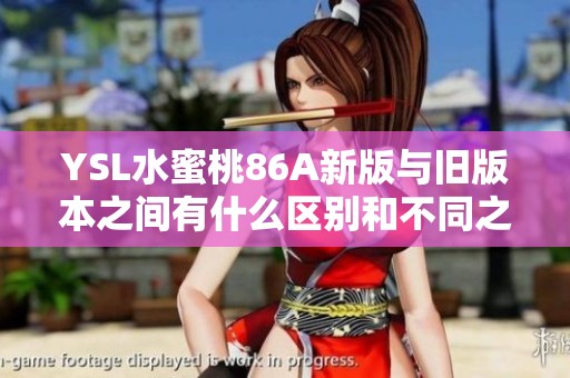 YSL水蜜桃86A新版与旧版本之间有什么区别和不同之处呢