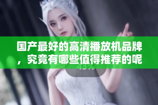 国产最好的高清播放机品牌，究竟有哪些值得推荐的呢