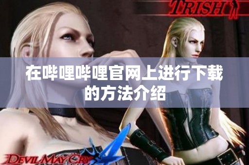 在哔哩哔哩官网上进行下载的方法介绍