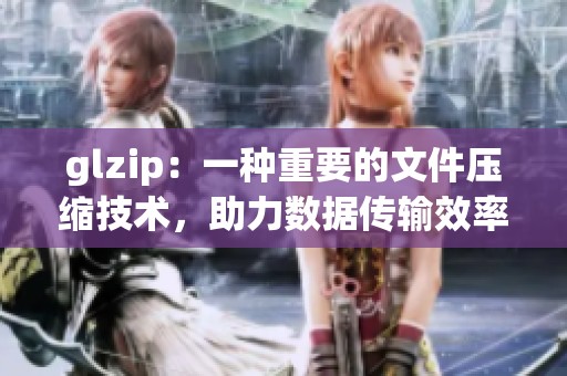 glzip：一种重要的文件压缩技术，助力数据传输效率提升