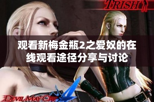 观看新梅金瓶2之爱奴的在线观看途径分享与讨论