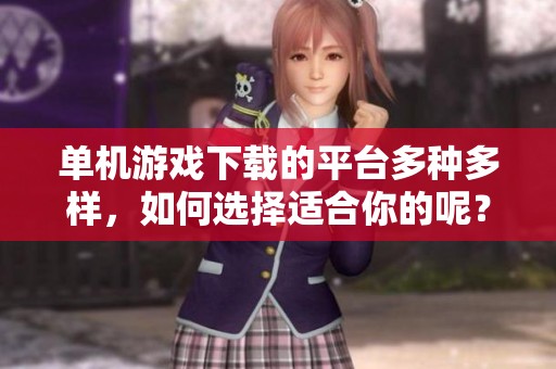 单机游戏下载的平台多种多样，如何选择适合你的呢？