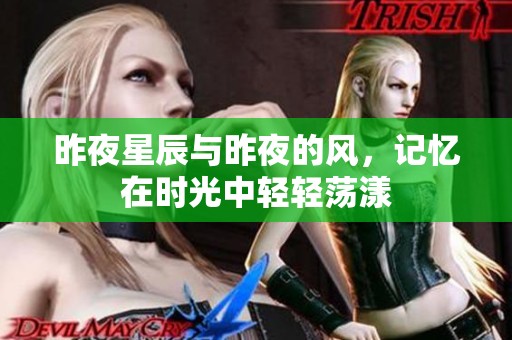 昨夜星辰与昨夜的风，记忆在时光中轻轻荡漾