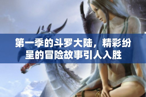 第一季的斗罗大陆，精彩纷呈的冒险故事引人入胜