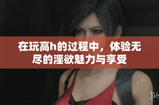 在玩高h的过程中，体验无尽的淫欲魅力与享受