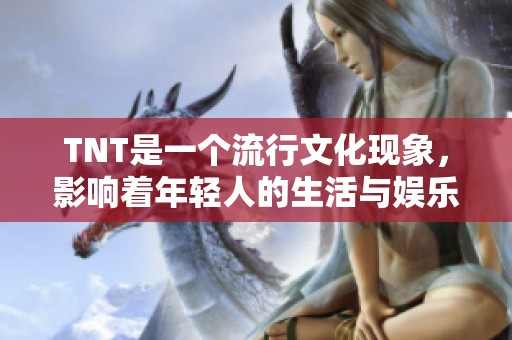 TNT是一个流行文化现象，影响着年轻人的生活与娱乐方式
