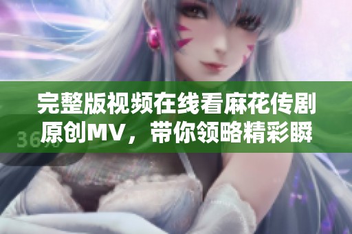 完整版视频在线看麻花传剧原创MV，带你领略精彩瞬间